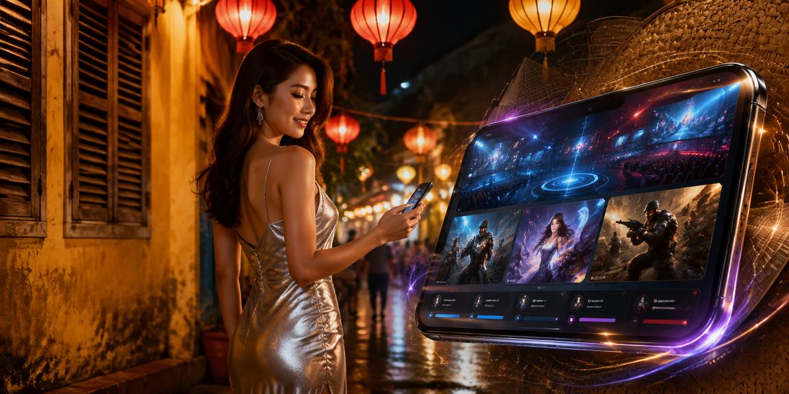 Không khí theo dõi esports và thể thao tại Hội An về đêm